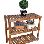 Wooden City Dekoratif Katlı Ahşap Raf Portatif Ayakkabılık 3katlı