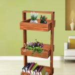 Wooden City Çok Amaçlı Ahşap Sepet Banyo Organizer Mutfak Düzenleyici Çiçeklik Retro Çam Antik